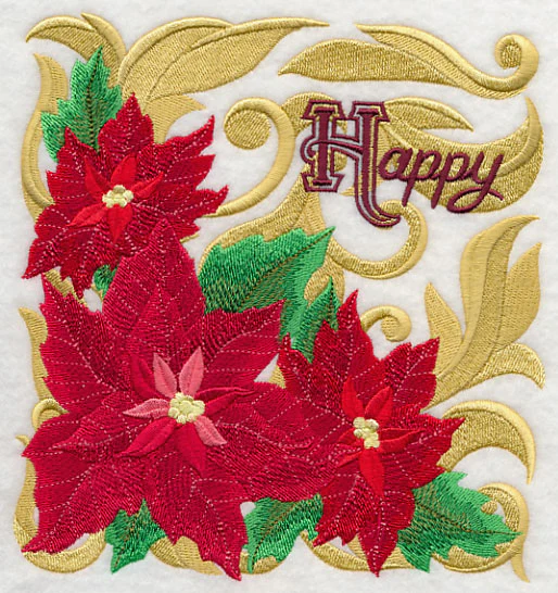 Christmas Spirit Blooms - Poinsettias - Image 2