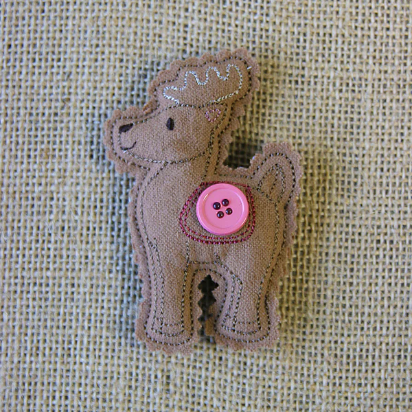 Christmas Stuffie - Reindeer (In-the-Hoop) - Image 3