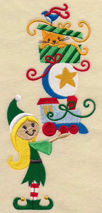 Christmas Toyland Tower - Girl Elf - Image 4