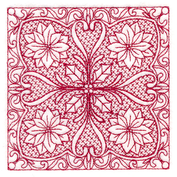 Christmas Traditions - Poinsettia (Trapunto) - Image 5