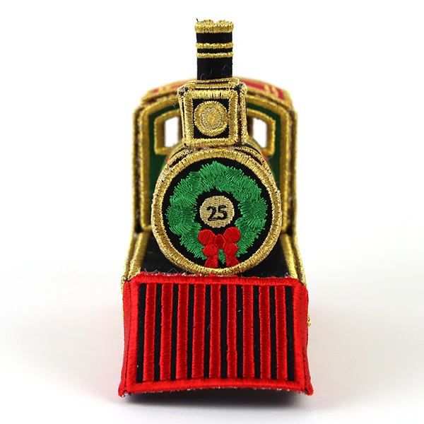 Christmas Train Engine in 3D (In-the-Hoop) - Image 11