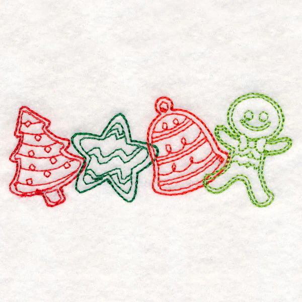 Christmas Treats Border - Cookies (Vintage) - Image 4