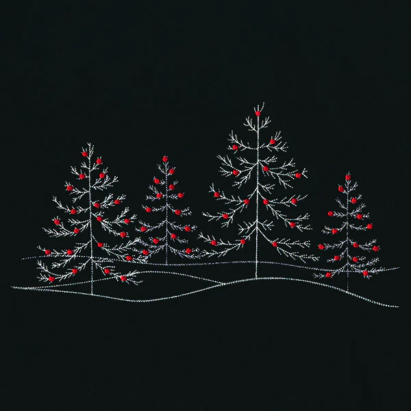 Christmas Tree Scene Border - Image 5