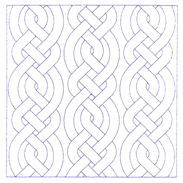Classic Celtic Cable Square (Double Run) - Image 6