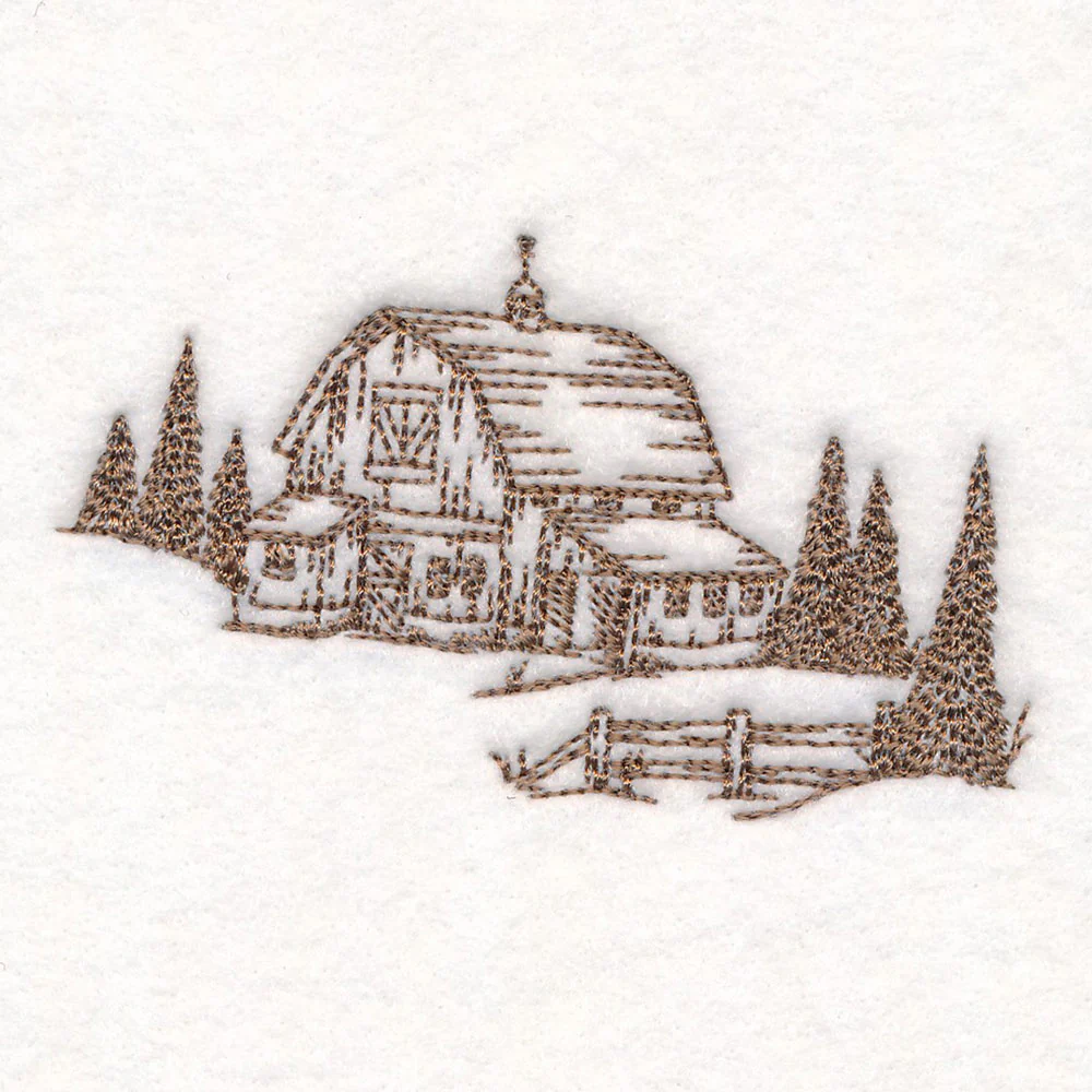 Classic Christmas Scene - Barn - Image 6