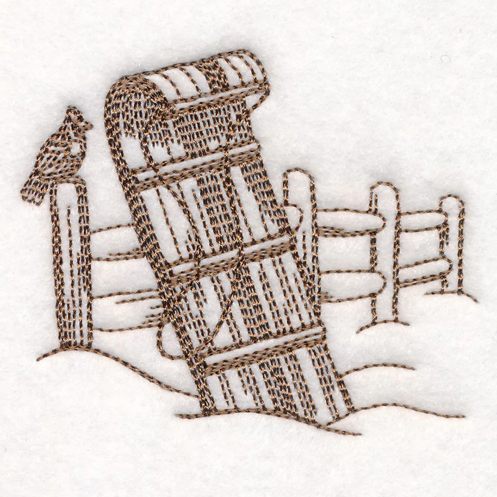 Classic Christmas Scene - Sled - Image 4