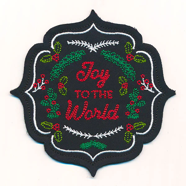 Classic Joy to the World Ornament (In-the-Hoop) - Image 6