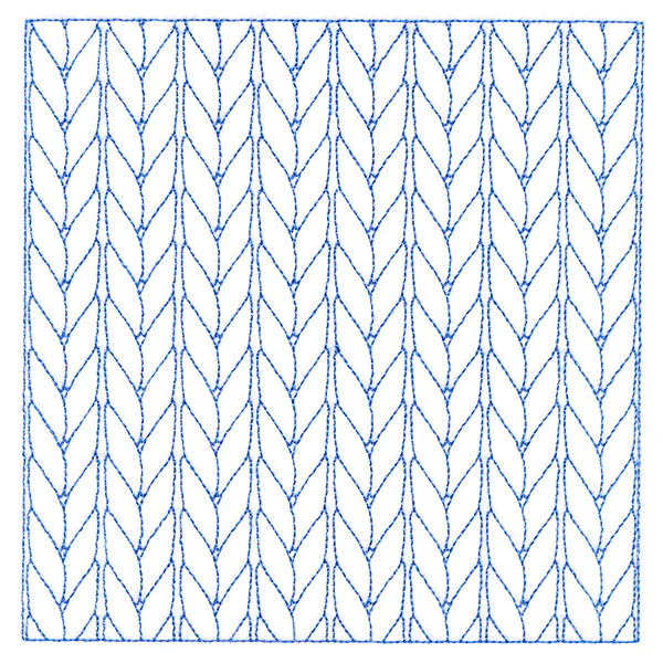 Classic Knitting Square (Double Run) - Image 3