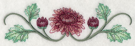 Classy Chrysanthemums Border 1 - Image 2