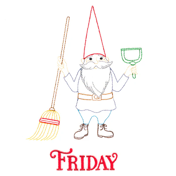 Cleaning Gnome on Friday (Vintage) - Image 3