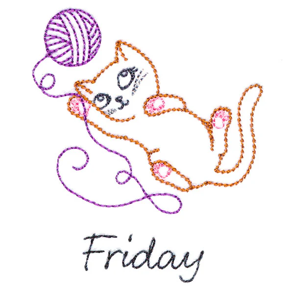 Cottage Kitty on Friday (Vintage) - Image 3