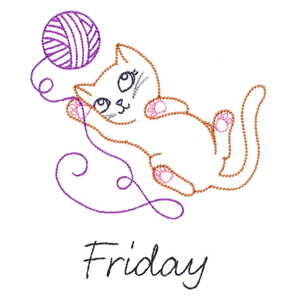 Cottage Kitty on Friday (Vintage) - Image 5
