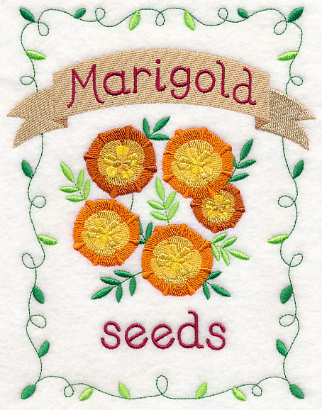 Country Charm Seed Packet - Marigold - Image 2