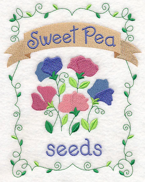 Country Charm Seed Packet - Sweet Pea - Image 2