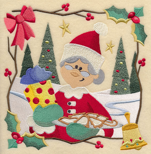 Country Christmas Square - Mrs. Claus - Image 6