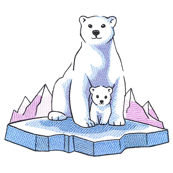 Cozy Arctic Polar Bears - Image 3