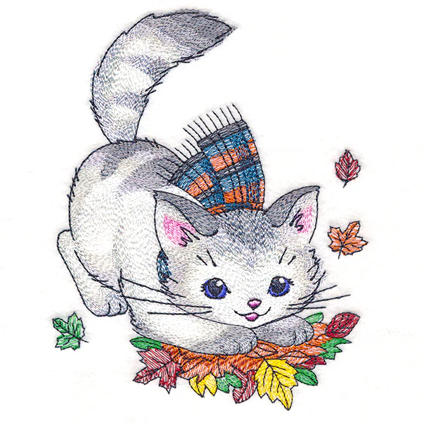 Cozy Kitty with Scarf - Image 3