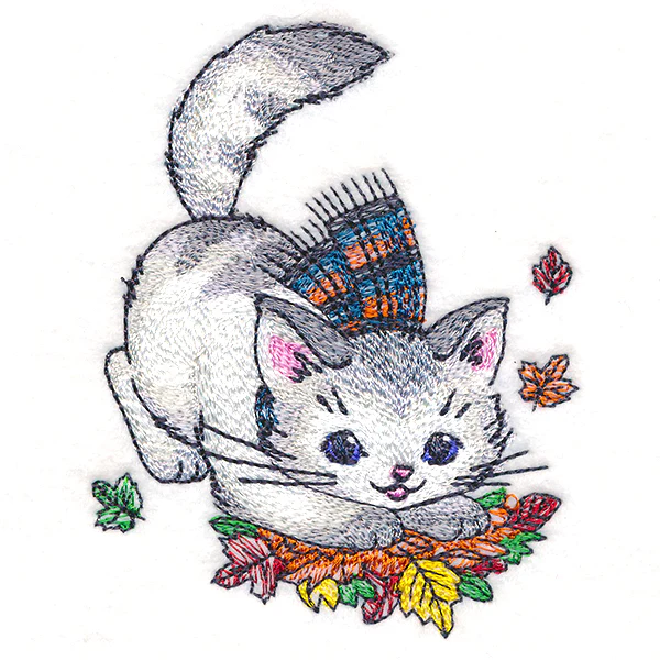 Cozy Kitty with Scarf - Image 5