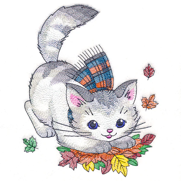 Cozy Kitty with Scarf - Image 7