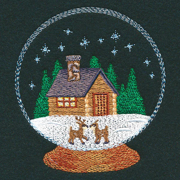 Cozy Winter Cabin Snowglobe - Image 3
