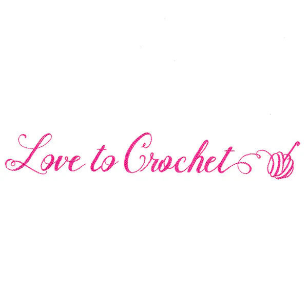 Crafty Calligraphy - Love to Crochet - Image 2
