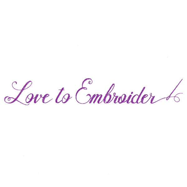 Crafty Calligraphy - Love to Embroider - Image 2