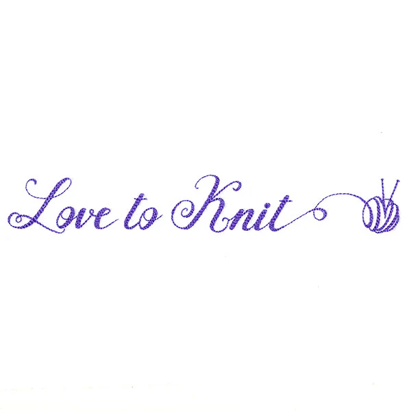 Crafty Calligraphy - Love to Knit - Image 3