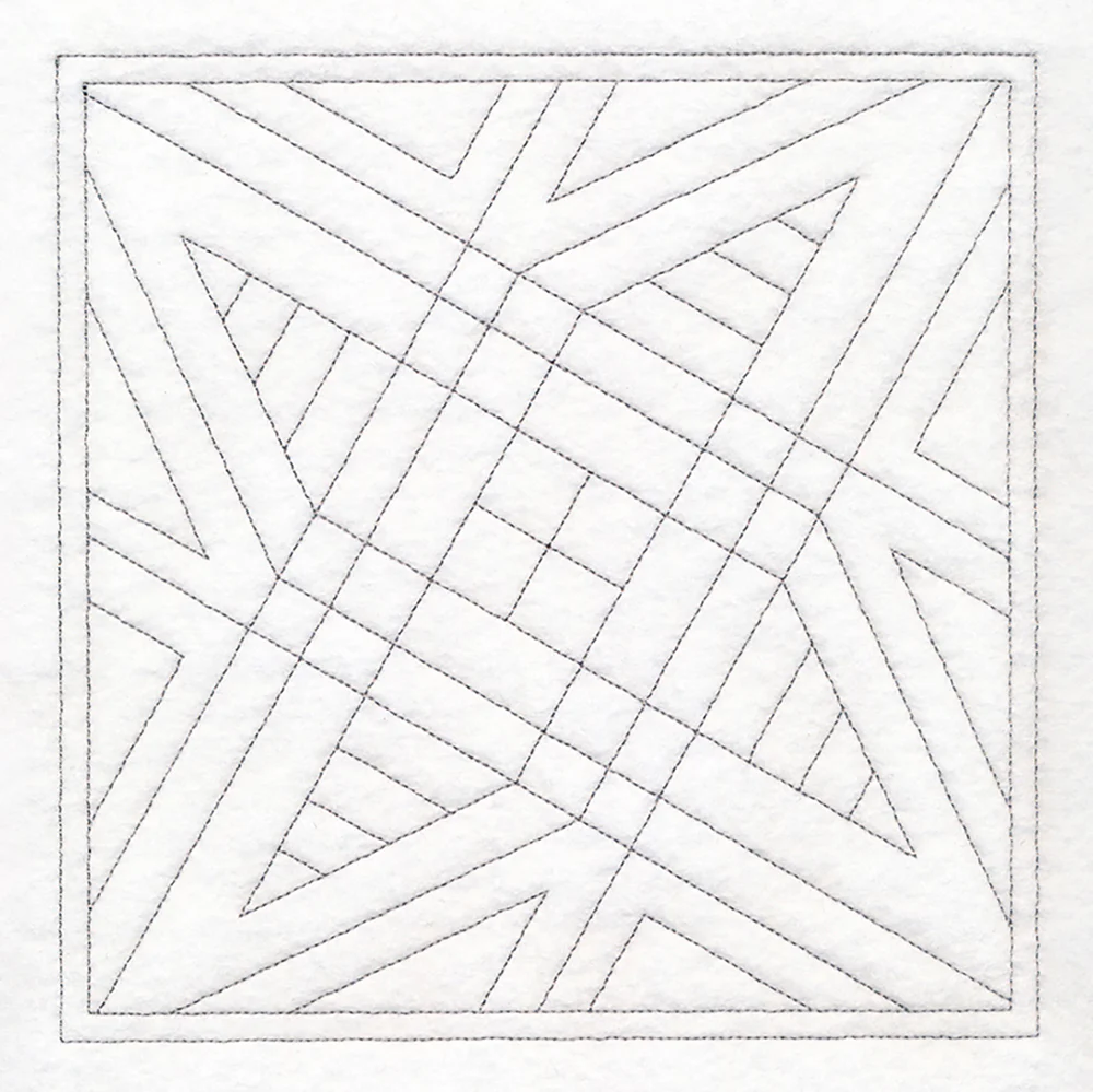 Crosshatch Quilting Square - Image 6