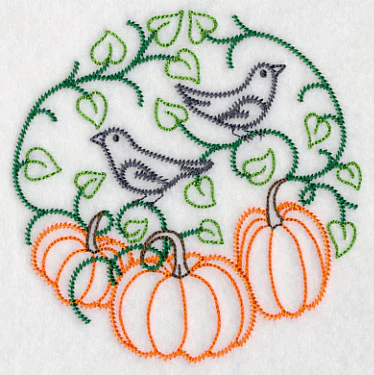 Crows in the Pumpkin Patch (Vintage) - Image 4
