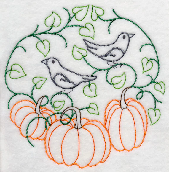 Crows in the Pumpkin Patch (Vintage) - Image 6