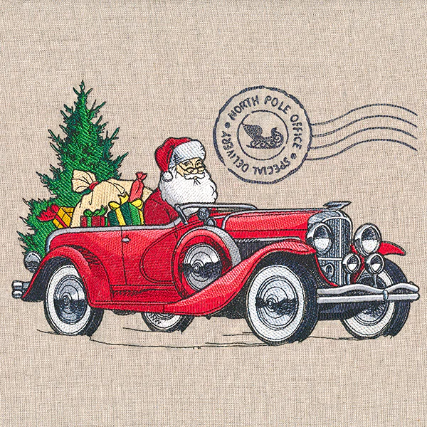 Cruising Christmas Santa