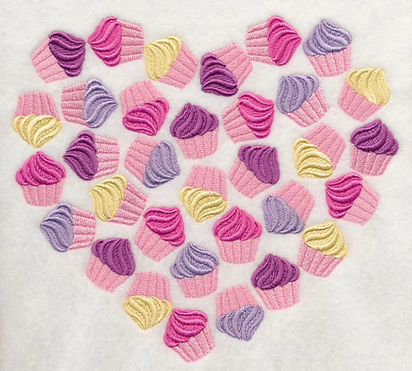 Cupcake Silhouette Heart - Image 5