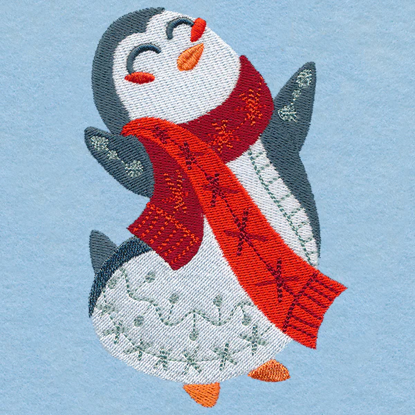 Cute Scandinavian Christmas - Penguin - Image 2