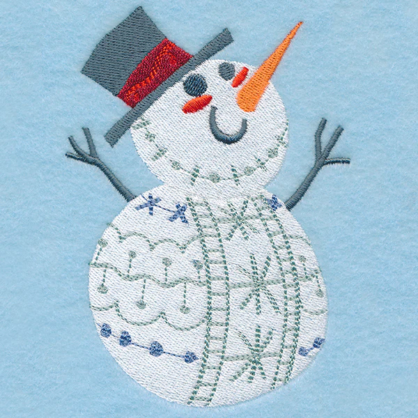 Cute Scandinavian Christmas - Snowman - Image 2