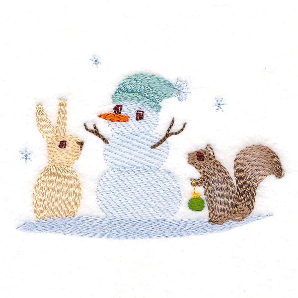 Cute Snowman and Friends - Image 3