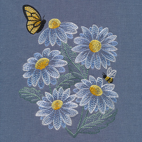 Daisies and Monarch Feature - Image 4