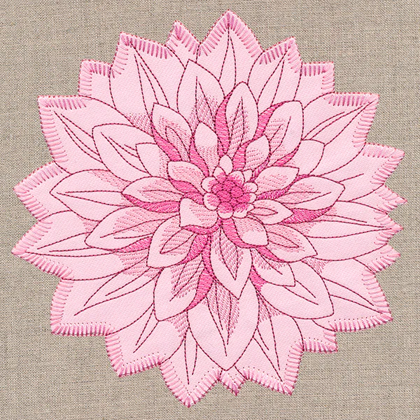 Darling Dahlia (Heirloom Applique) - Image 2