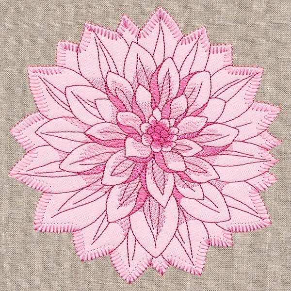 Darling Dahlia (Heirloom Applique) - Image 3