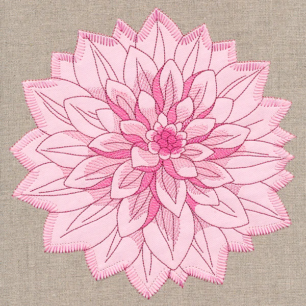 Darling Dahlia (Heirloom Applique) - Image 5
