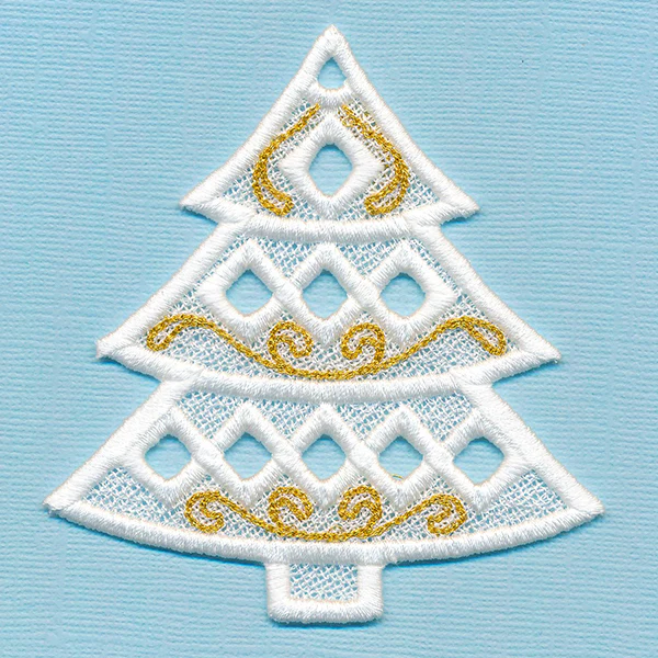 Dazzling Christmas Tree Ornament (Lace) - Image 6