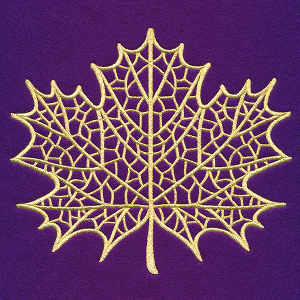 Dazzling Maple Leaf (Goldwork) - Image 5