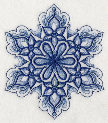 Delft Blue Snowflake 3 - Image 3