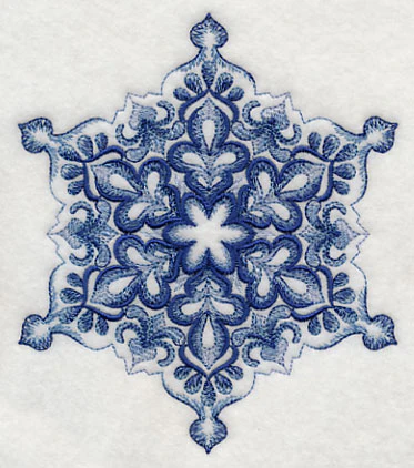 Delft Blue Snowflake 4 - Image 3