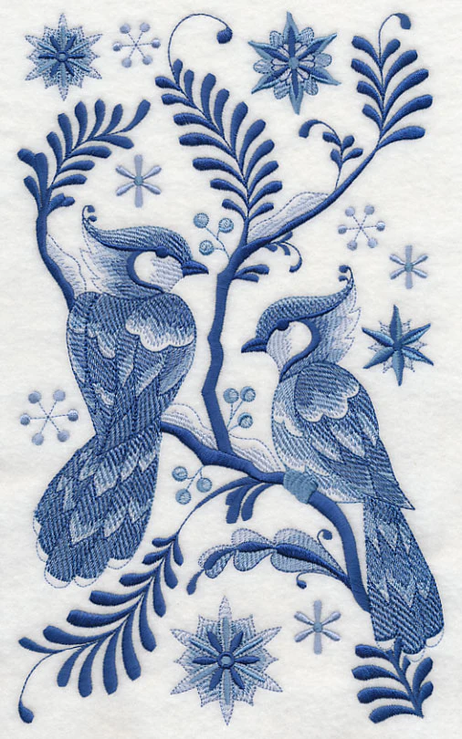 Delft Bluejays in Winter - Image 5