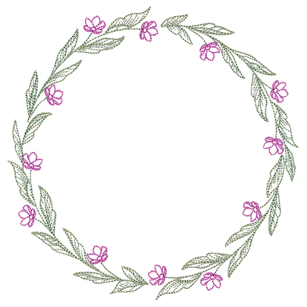 Delicate Blossoms Wreath - Image 3
