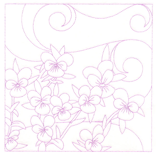 Delicate Wildflowers - Johnny Jump Ups - Image 2