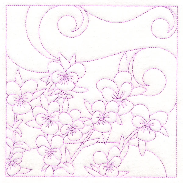 Delicate Wildflowers - Johnny Jump Ups - Image 3