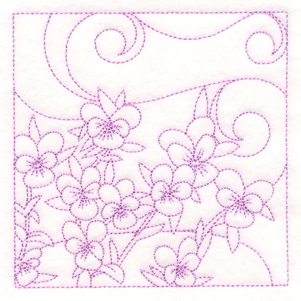 Delicate Wildflowers - Johnny Jump Ups - Image 5