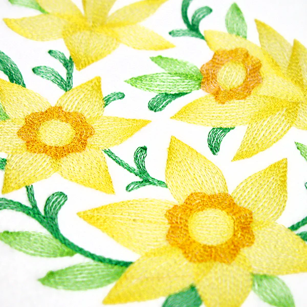 Delightful Daffodils Easter Egg - Image 2