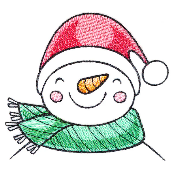 Delightful Snowman Pocket Peeker - Image 5